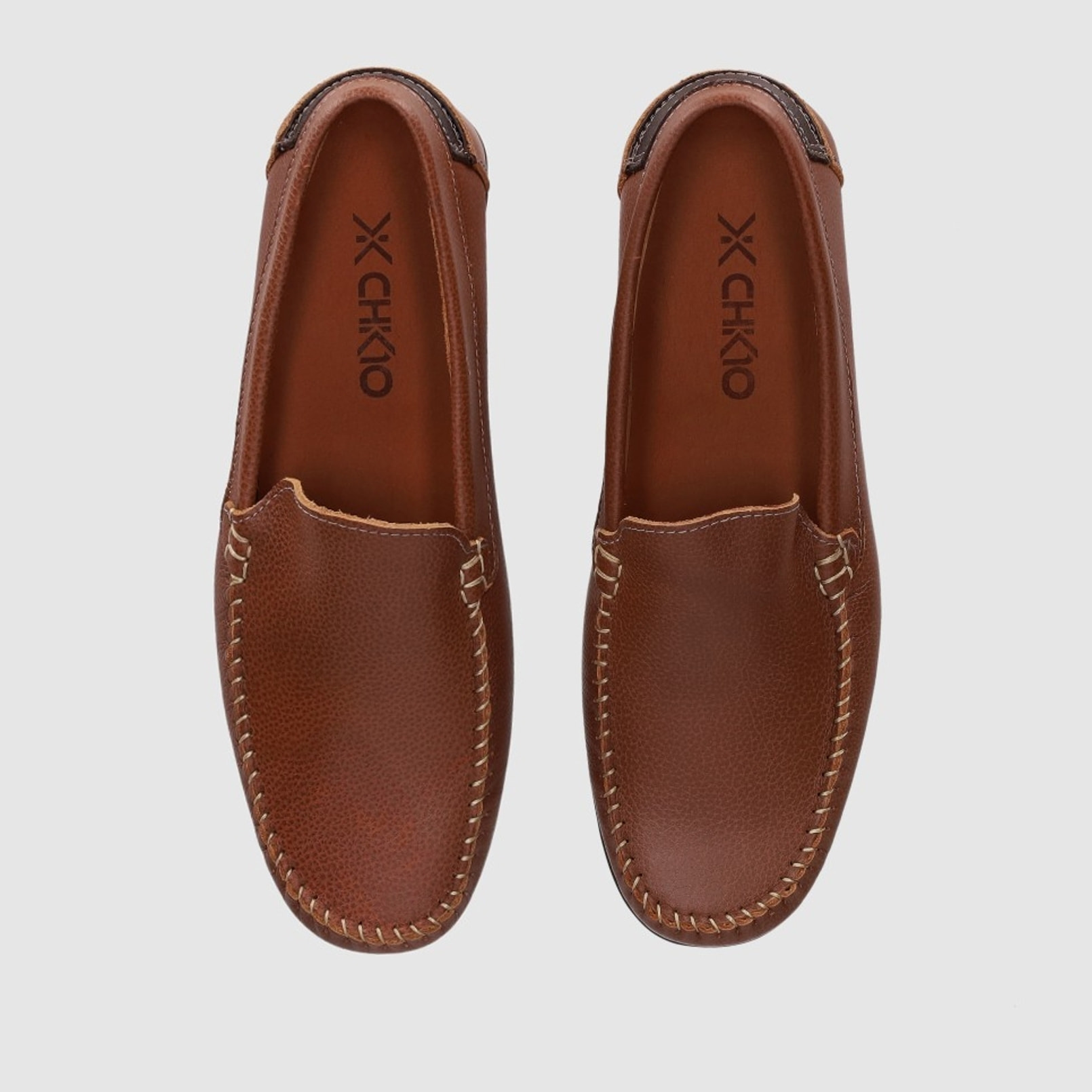 Zapatos de Piel - Cuero - Tacón: Bajo