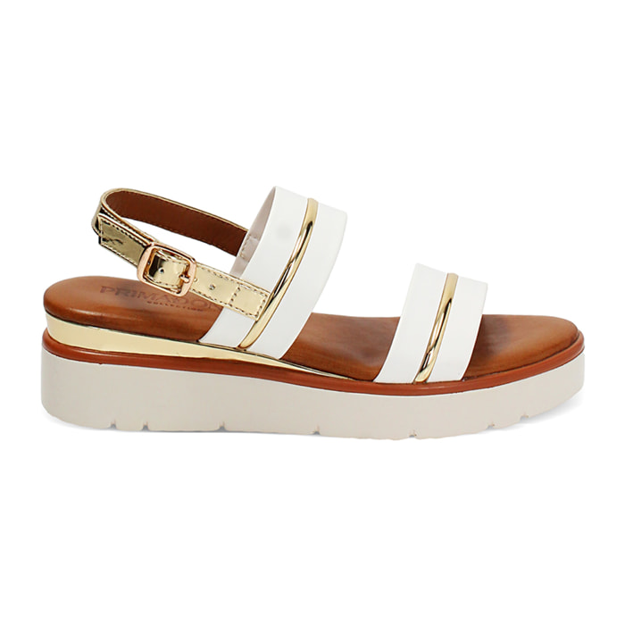 Zeppe donna bianche basic