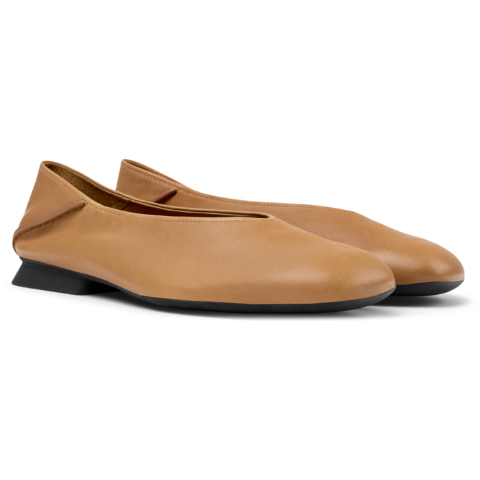 Ballerini - CAMPER Casi Myra - Beige - Pelle liscia