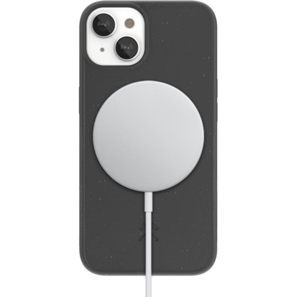 Coque bumper WOODCESSORIES iPhone 14 Plus BioCase noir