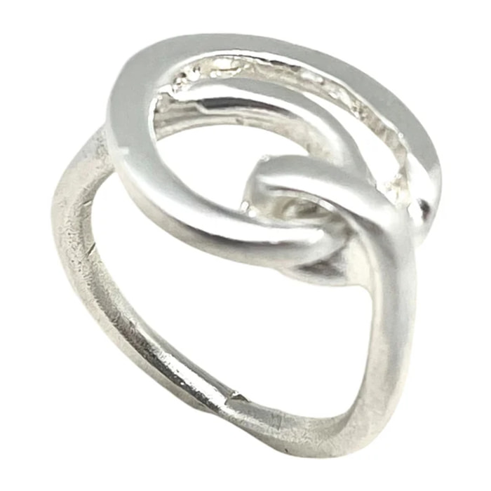 Anillo Mi Mundo en zamak plata 10µ