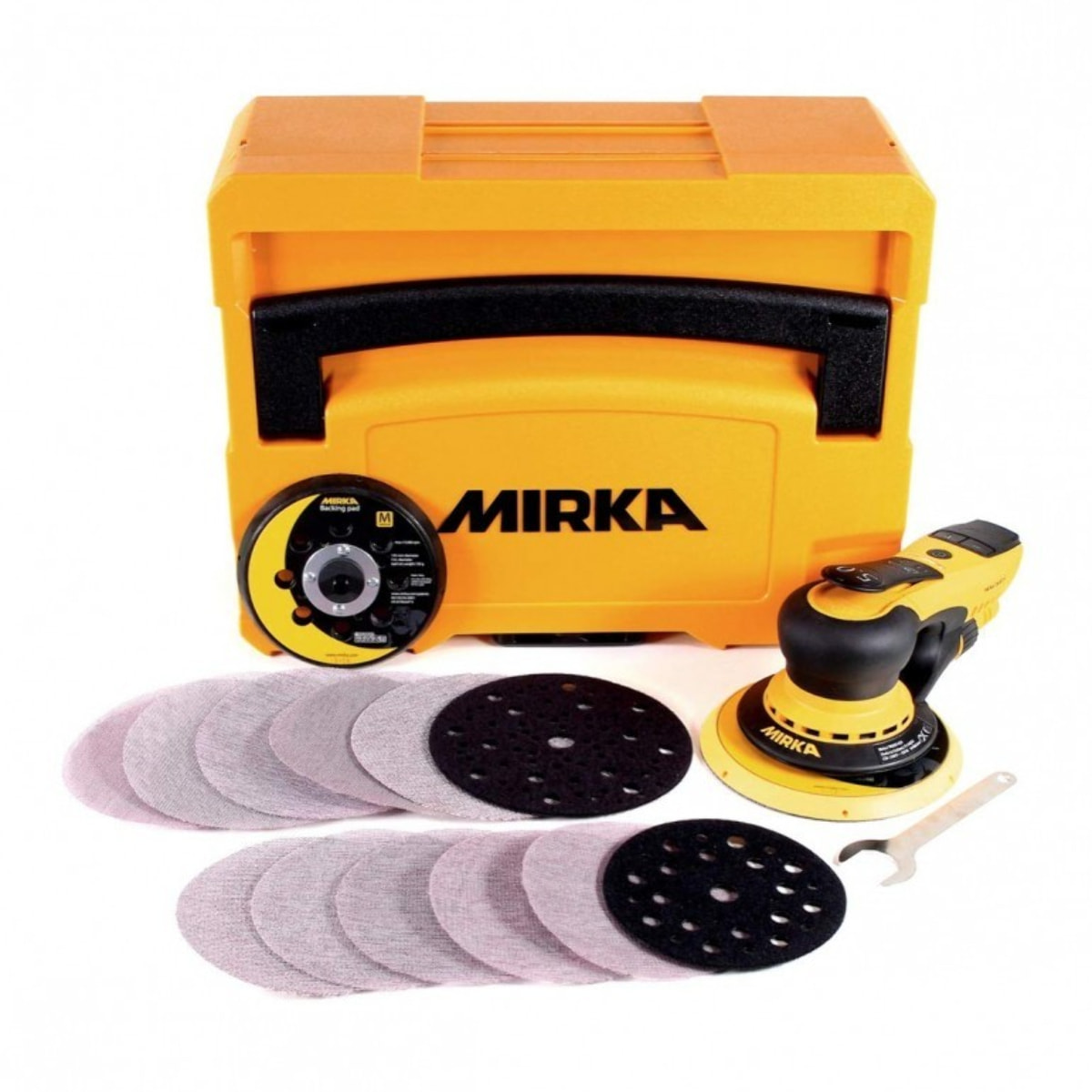 Pack Deros Pro MIRKA - Deros 5650cv en coffret + accessoires + consommables - KIT1702CDMFR