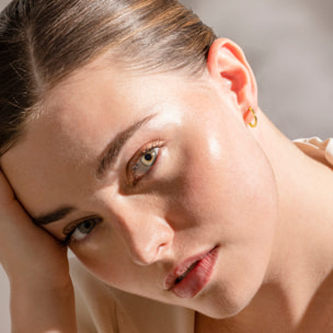Pendientes acabado oro 18K