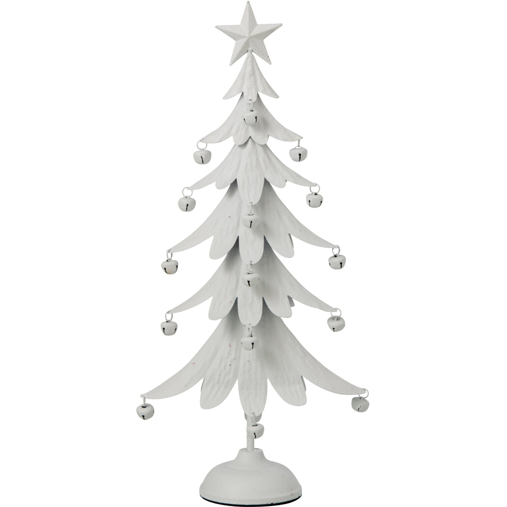 J-Line Sapin de Noël - fer - blanc - small