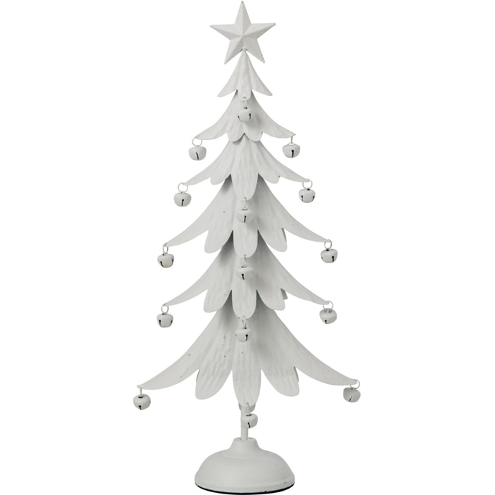 J-Line Sapin de Noël - fer - blanc - small