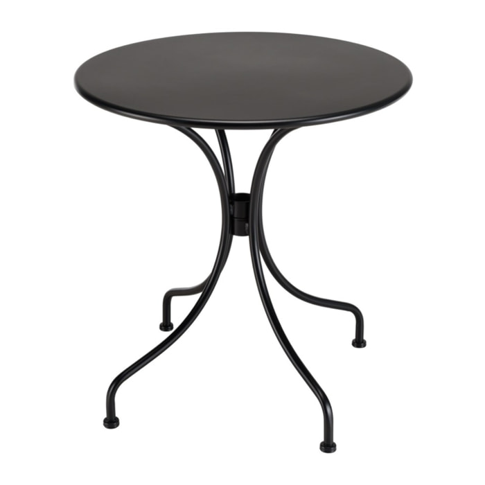 VIANNEY - Table de jardin ronde 2 personnes 70x70cm