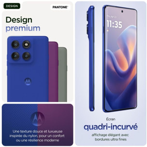 Smartphone MOTOROLA Edge 60 Pro 512Go Bleu Eblouissant