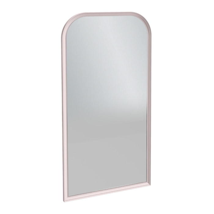 Miroir vertical salle de bain Cléo 1889 Rose Pâle Velours