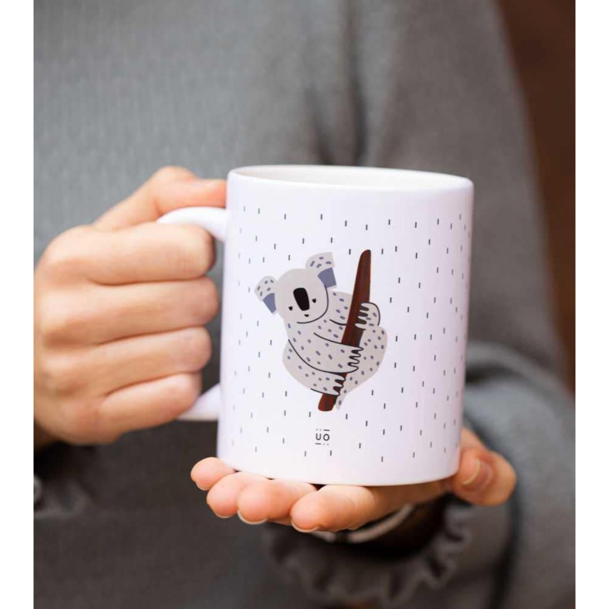 Taza "Estoy colgado por ti"