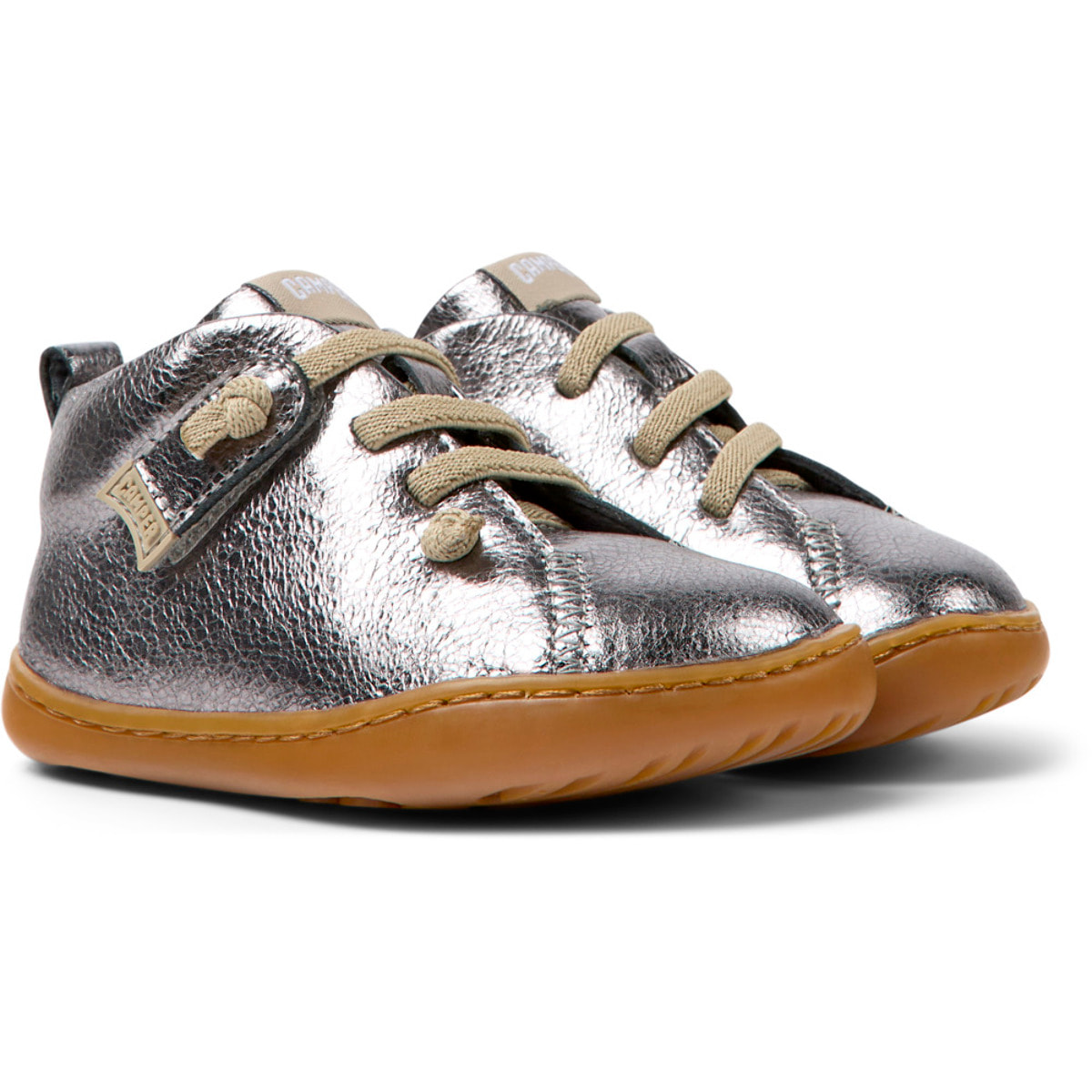 CAMPER Peu Cami - Zapatillas Sneakers Gris Infantil Unisex