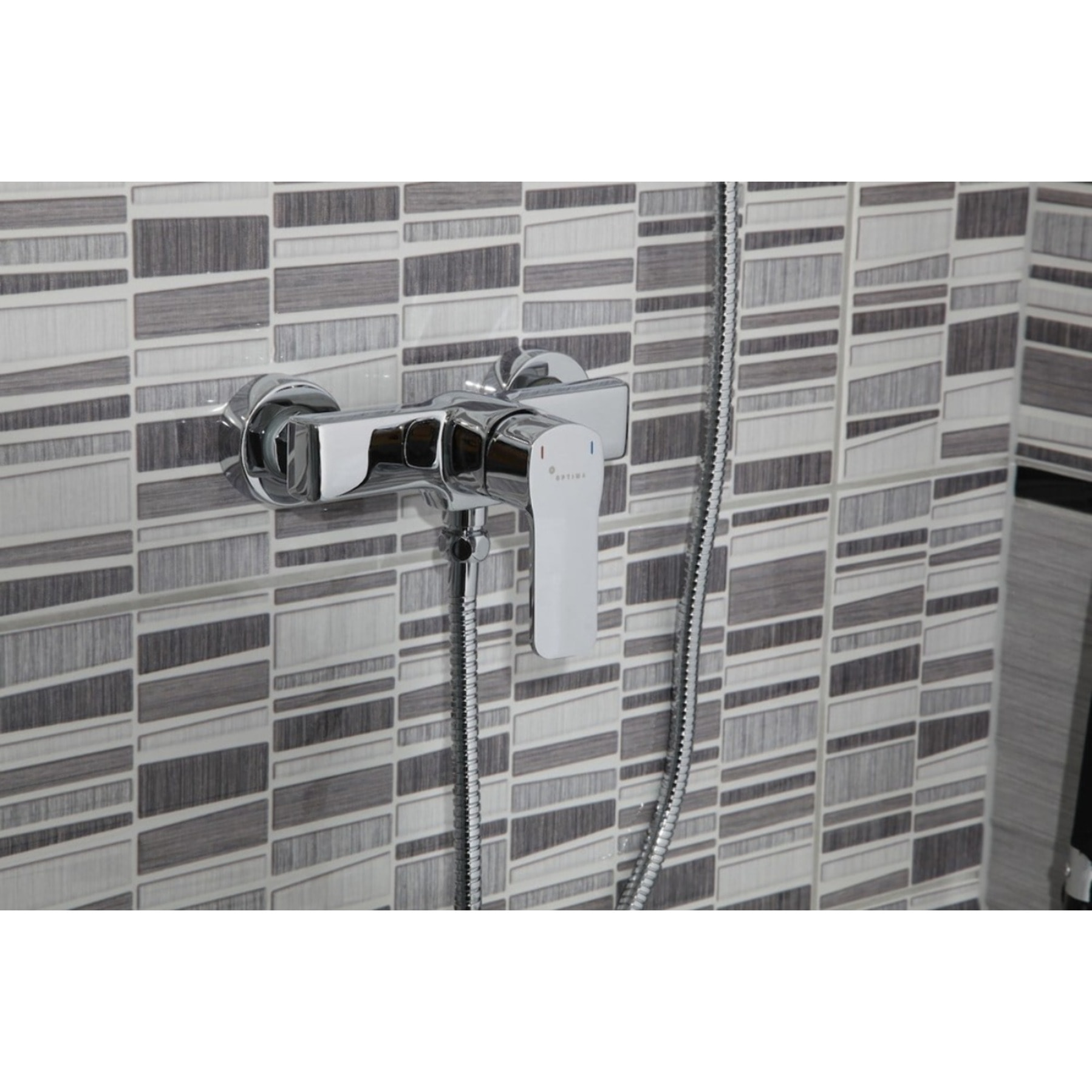 Cube Way mitigeur de douche sans set de douche, 150 mm, chrome (CU268)