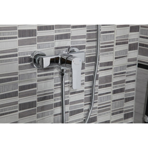 Cube Way mitigeur de douche sans set de douche, 150 mm, chrome (CU268)