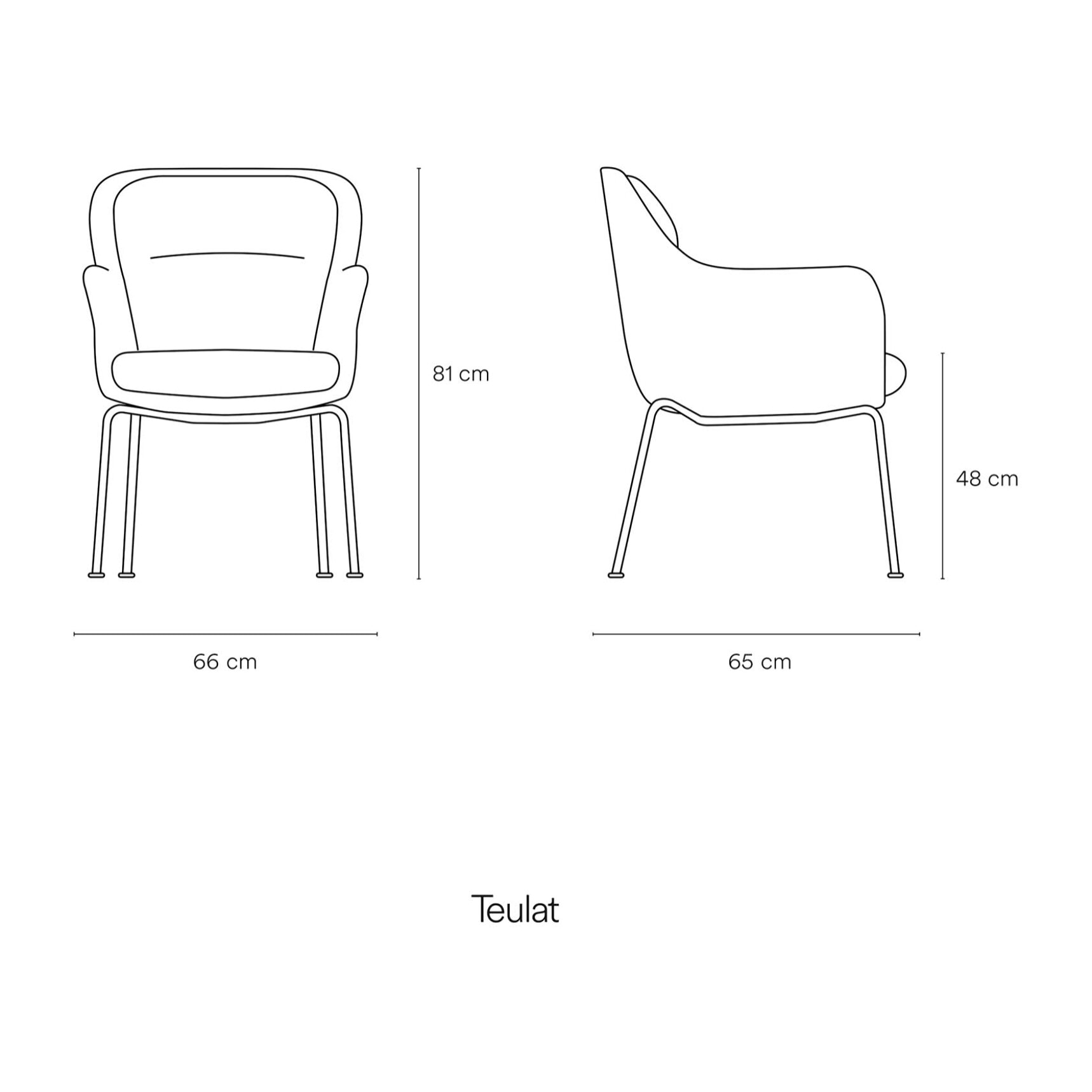 Silla Nara natural claro 2P/Caja