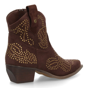 Botin campero con tachuelas para mujer.