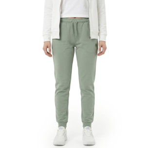 Jogger donna fit morbido Leone 1947 Apparel con logo tono su tono