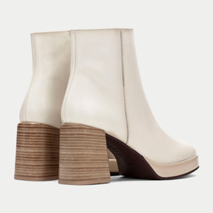 Botin Tokio Vainilla 7 cm