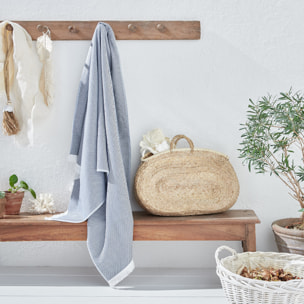 Fouta bleu