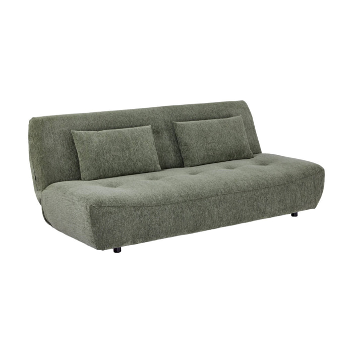 Banquette convertible tissu chenille 3 places KLIK