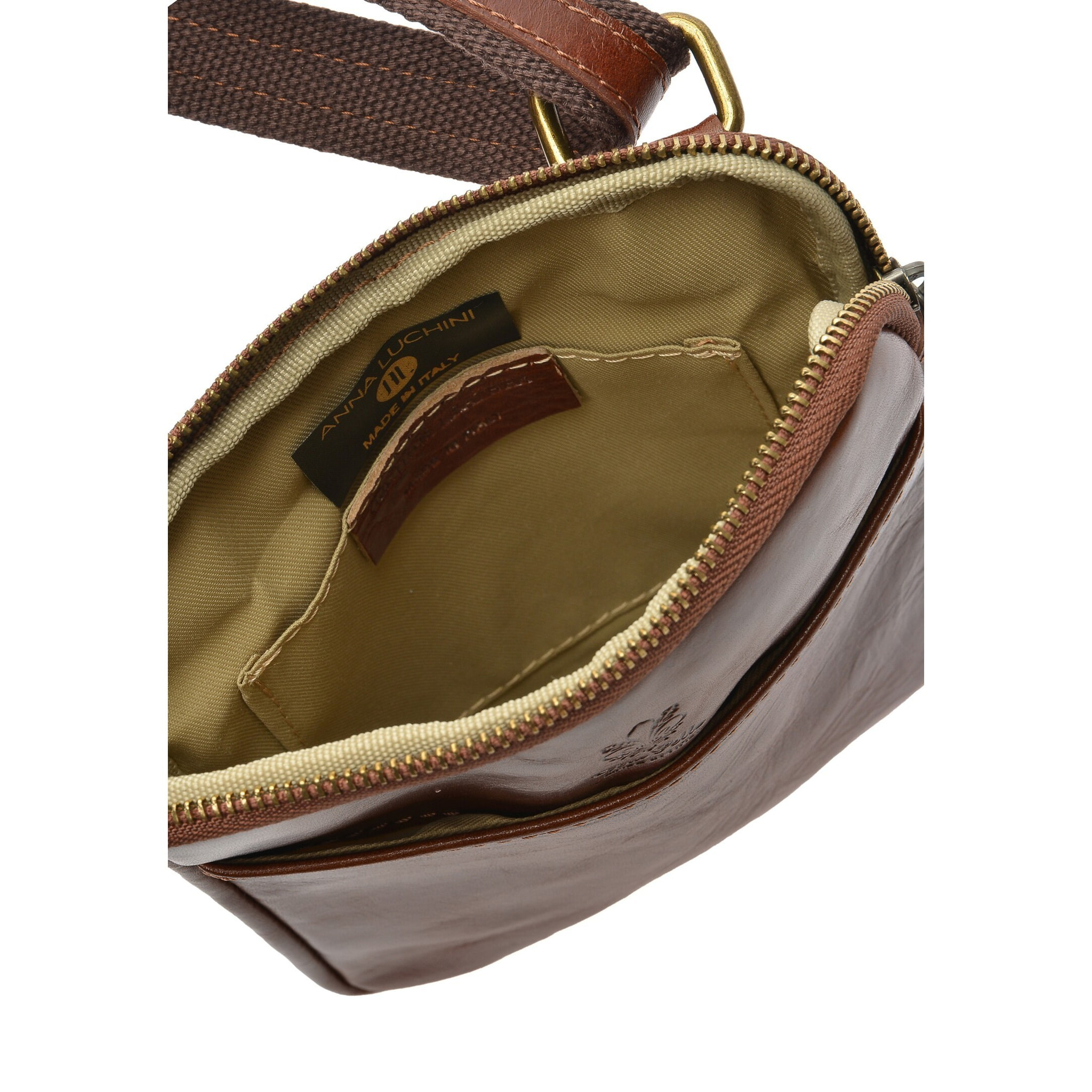 Borsa a spalla Anna Luchini Marrone