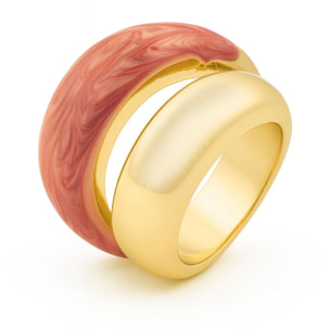 Anillo Tikdro acabado oro amarillo 18k