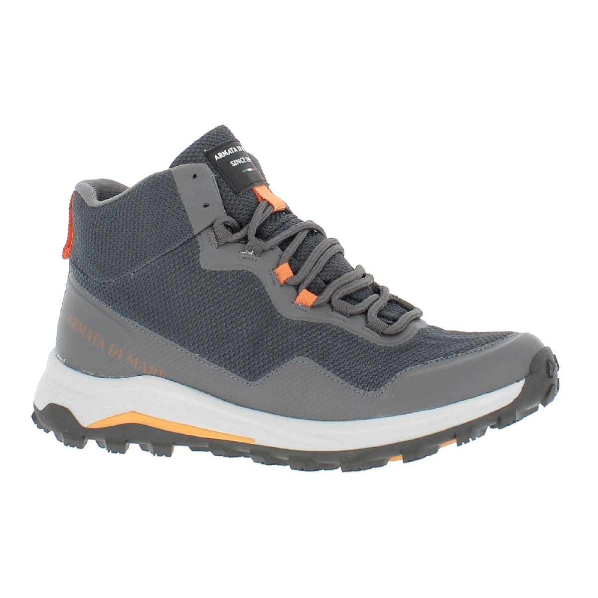 Armata di Mare Scarpe Alte Uomo Trekking Outdoor Escursionismo Waterproof con Soletta Rimovibile in Memory Foam AMU W22T304 Grey