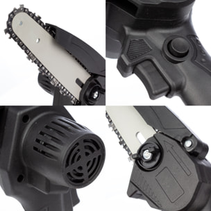 Motosierra de 6 pulgadas, 20000 RPM, 180W y DOBLE BATERIA batería de 13000mAh.