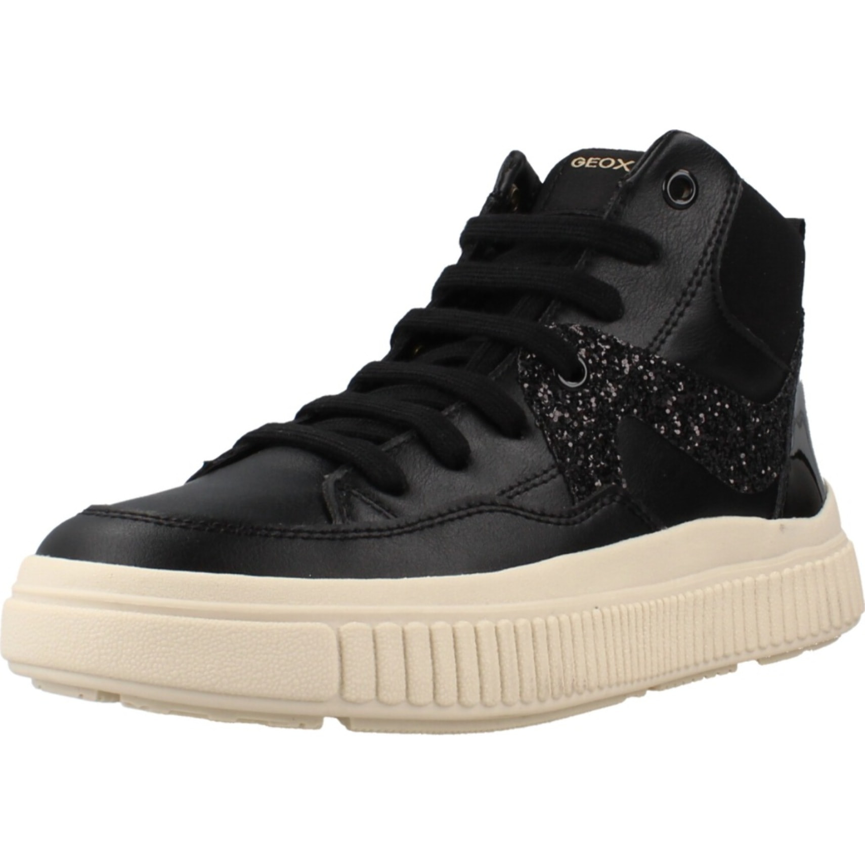 Zapatillas Niña de la marca GEOX  modelo J66M3D 05402 J LAQUINNY NEGRO