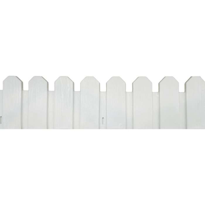 Bordura De Jardin Sierra Border 0.20x0.80 M Blanco