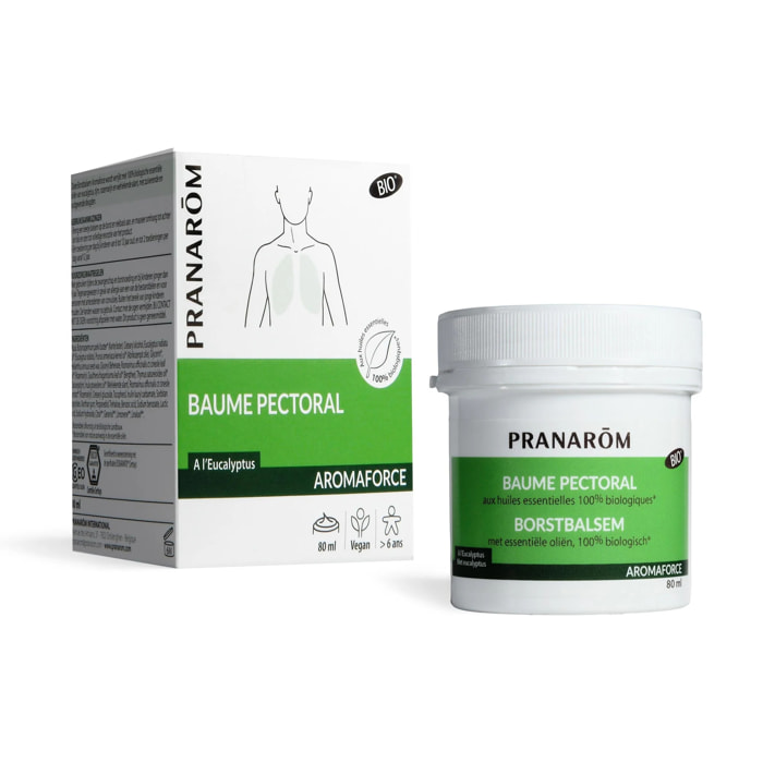Pranarom - Baume pectoral - Bio - 80 ml