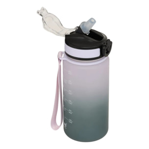 Gourde avec paille 0,6L