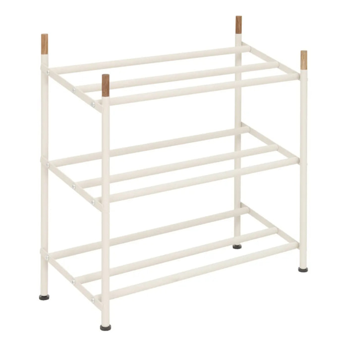 Range-chaussures extensible 6/12 paires Cassie beige