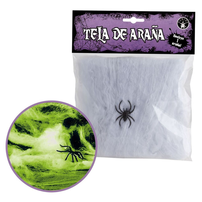 MINI TELARAÑA GLOW IN DARK
