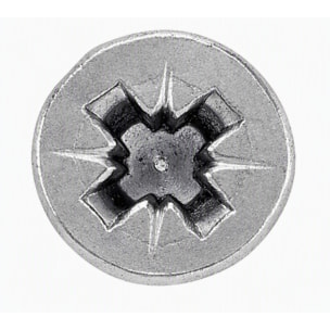 Vis à tôle tête fraisée pozidrive forme C - Inox A2 - Ø 4,8 x 50 mm - BTE 200 - ACTON - 624084.8X50