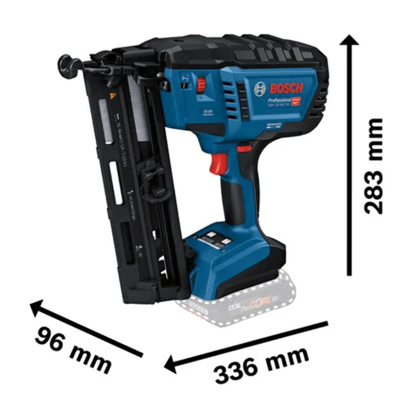 Cloueur sans-fil GNH 18V-64-2 M - BOSCH - sans batterie, ni chargeur - 0601482000