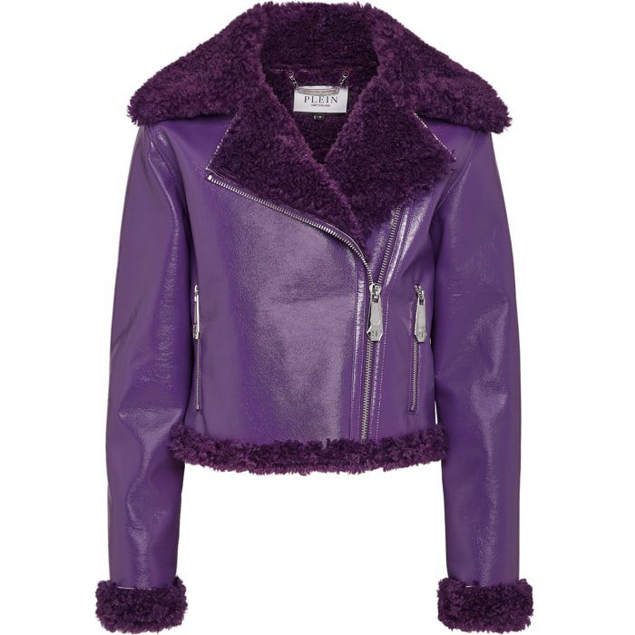 PHILIPP PLEIN Chaqueta motera SKULL&BONES