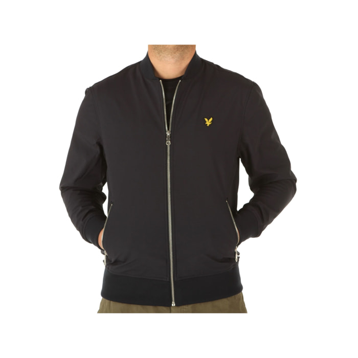 Giacche Lyle & Scott Softshell Bomber Jacket Dark Navy Blu