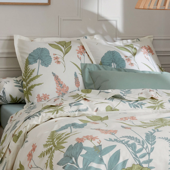 Parure de couette au style nature - Vert