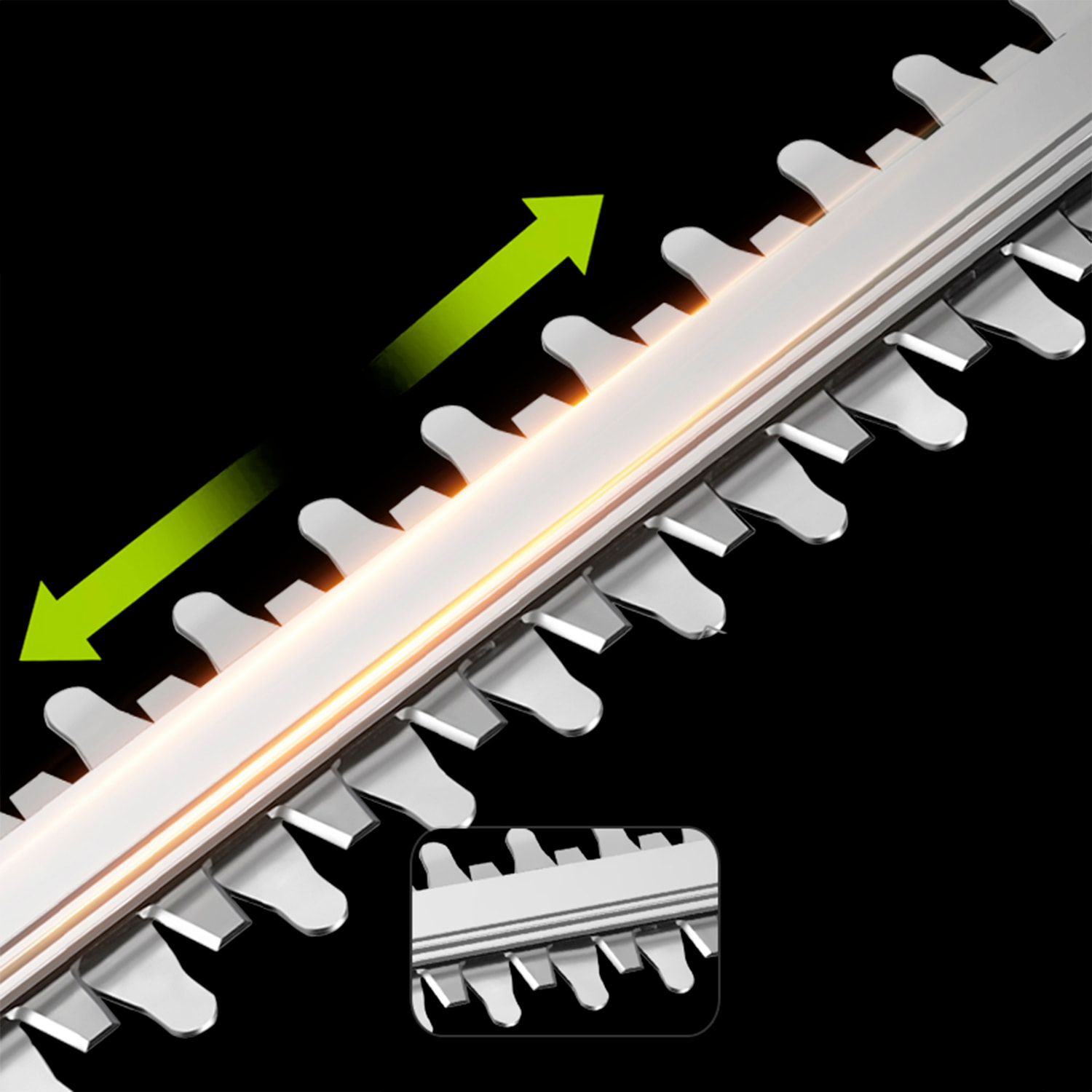 Recortadora de setos eléctrica 21V con 3000 rpm, 400W y DOBLE BATERIA 20000mAh.