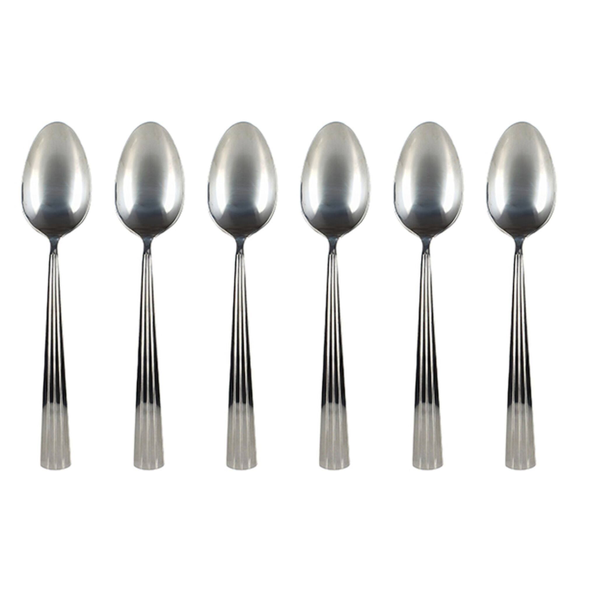 Lot de 6 cuillères de table en acier inoxydable  LOUISE