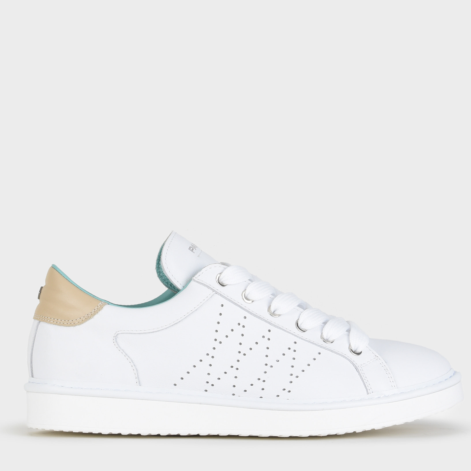 ZAPATO CON CORDONES HOMBRE P01 DE PIEL BLANCO ARENA