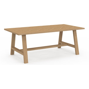 Table basse Gustave effet chevron