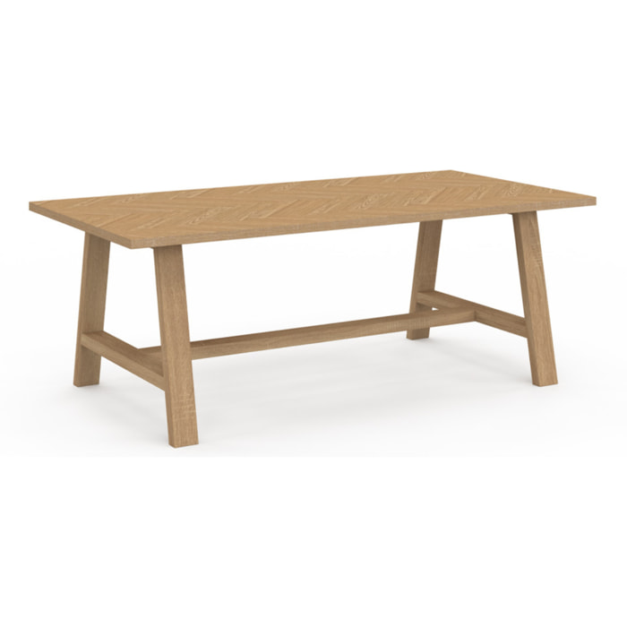 Table basse Gustave effet chevron