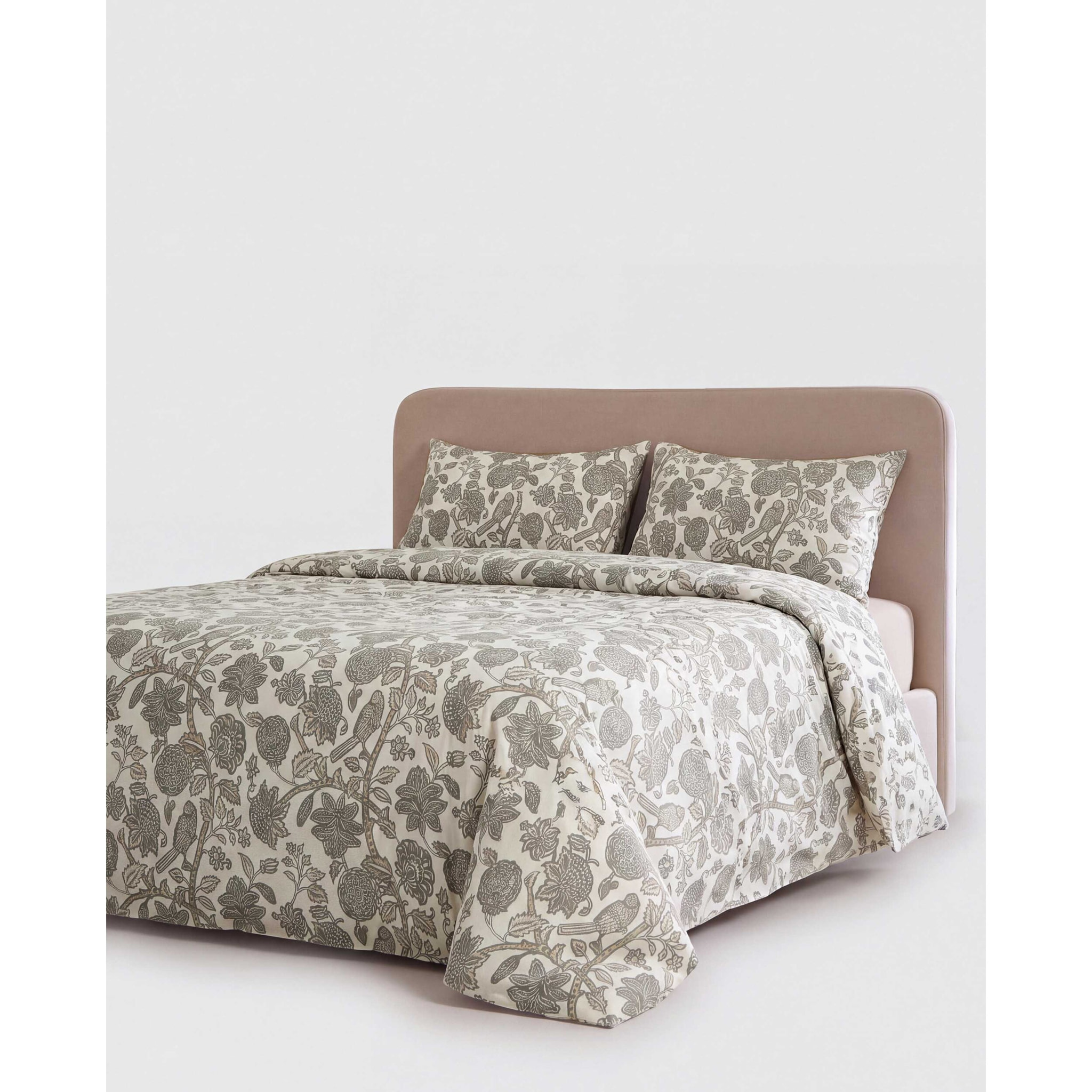 Copripiumino in cotone 100% enelia verde secco