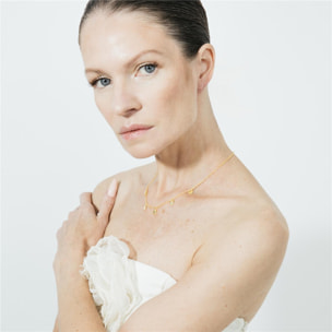 Collar Lux by Lux acabado en Oro amarillo de 18 Kts