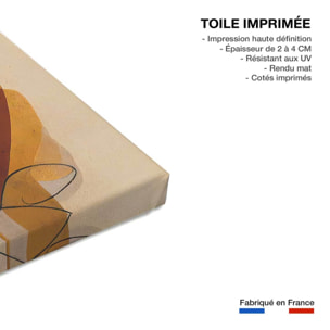 Tableau de fleurs dans mon jardin  Toile imprimée