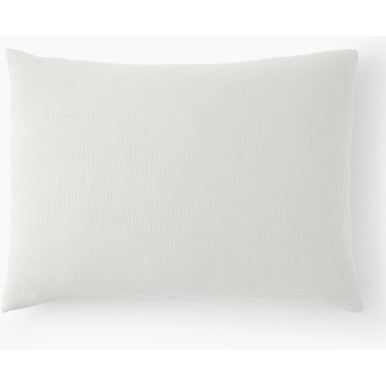 Paire de Taies d'oreiller cm gaze de coton blanc pur 50x70 cm