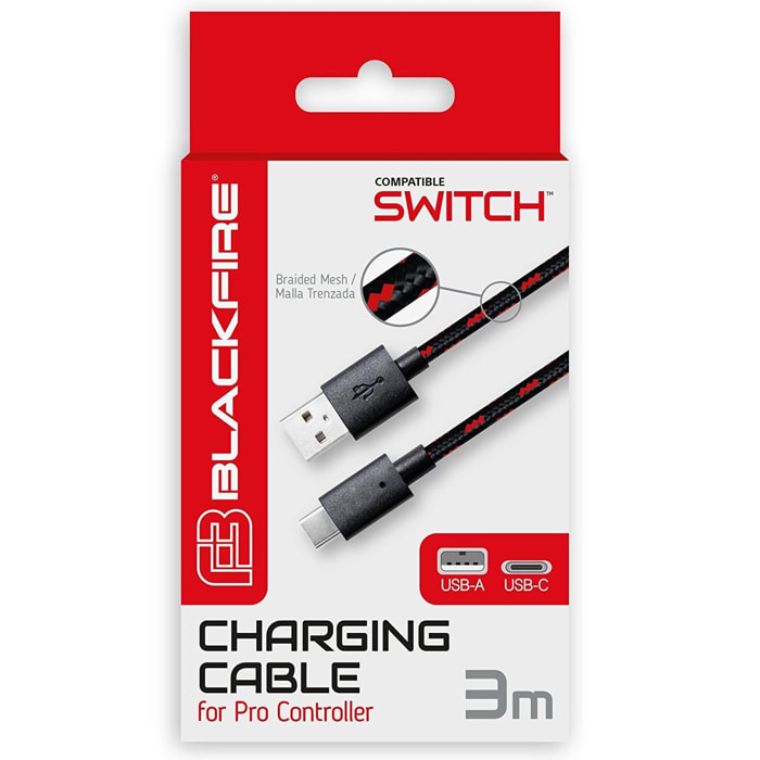 Charging Cable Para Mando Pro 3M N Switch/Switch Lite