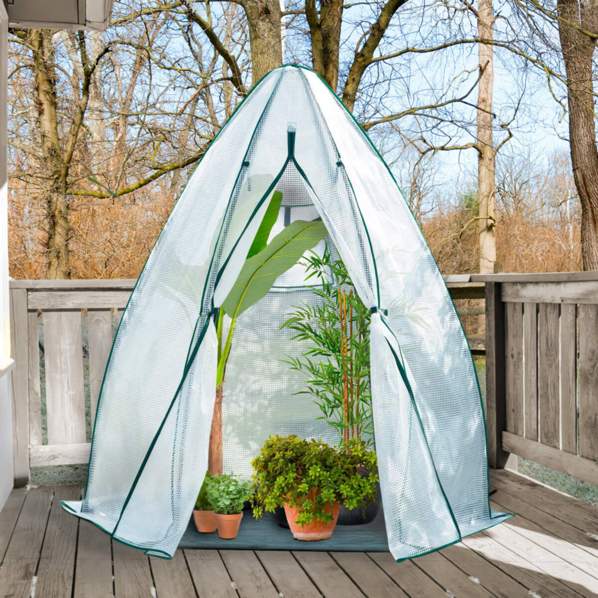 Serre d'hivernage Teepee 140x140x160cm