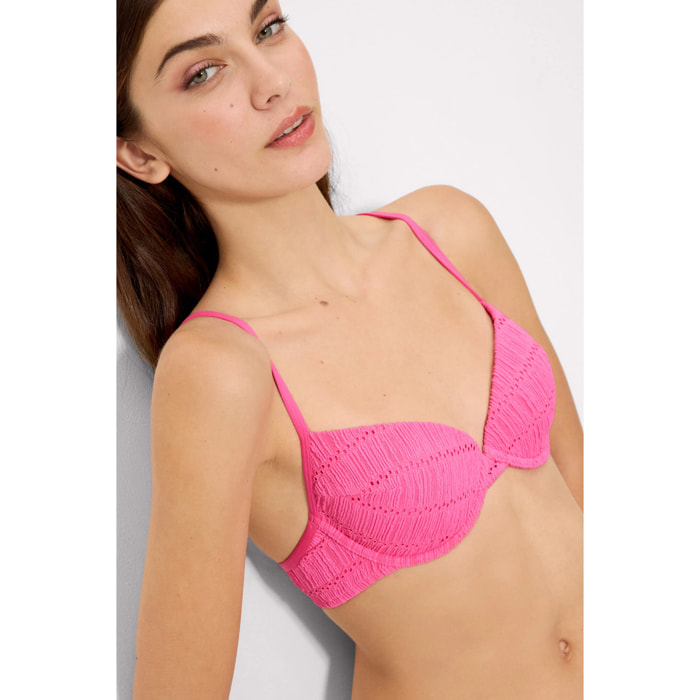 Top de bikini Rosa