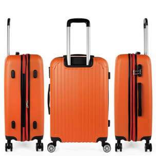 Maleta Itaca Sevron Set De 3 Unidades Mandarina
